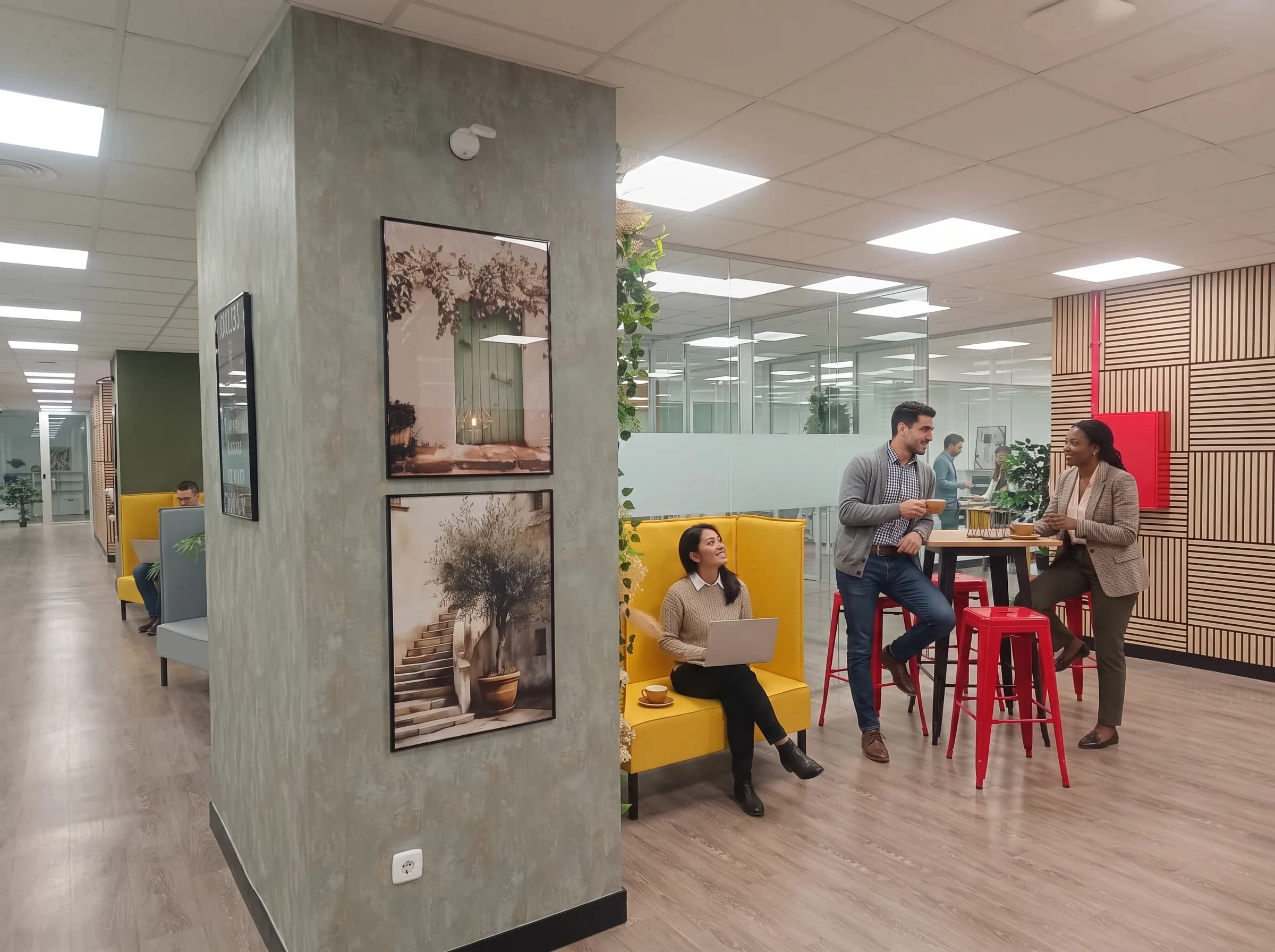 Nexus Business Center community kitchen